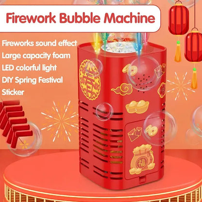 Máquina de burbujas Bubble Beam para momentos mágicos
