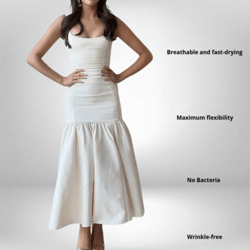Maelynn | Vestido elegante con falda completa