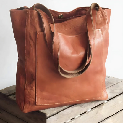 Bolsa de Cuero Elegante Hecha a Mano