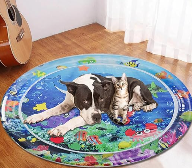 Alfombra sensorial | Alfombra de juego acuático atractiva