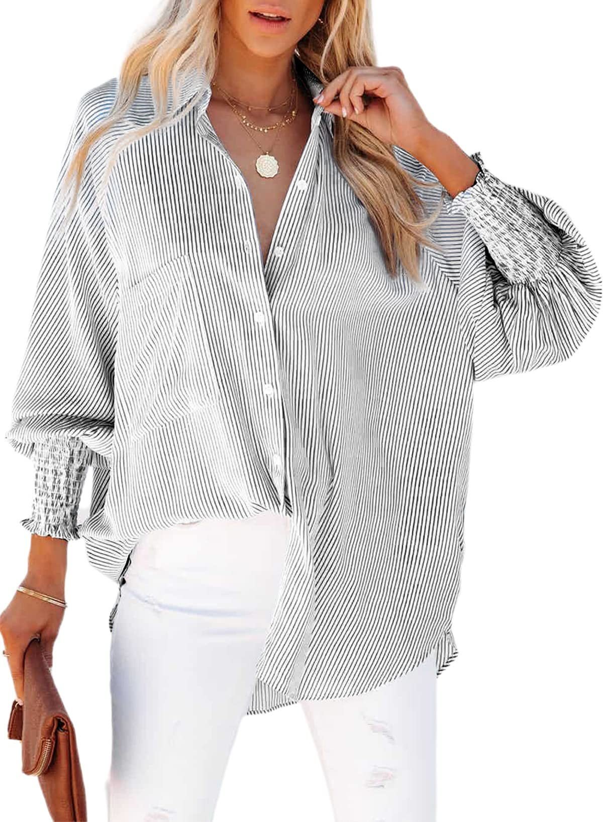 Jillian | Camisa a rayas elegante