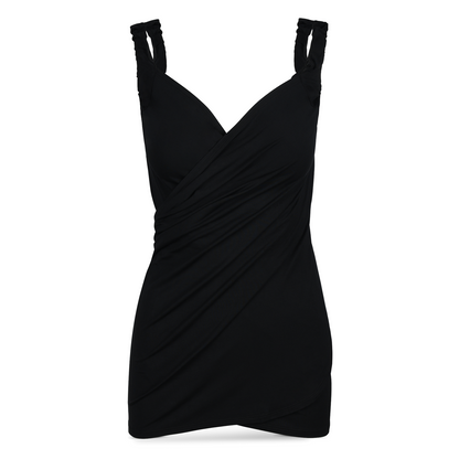 Vestido envolvente de bambú Marina para cubrir