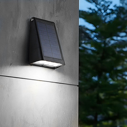 Luz solar de pared para exteriores con ángulo ajustable