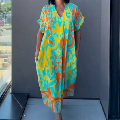 Vestido Bohemio Casual Largo Elwira