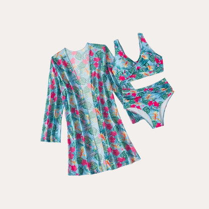 Conjunto de Bikini Joanna 3 Piezas Estilo Verano