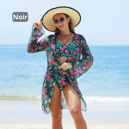 Conjunto de Bikini Joanna 3 Piezas Estilo Verano
