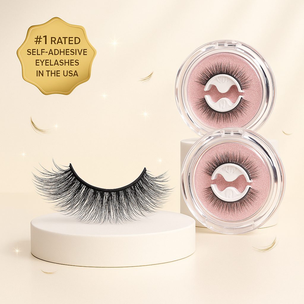 Oak&Harper | Waterproof & Reusable Self-adhesive Eyelashes (1+1 FREE)