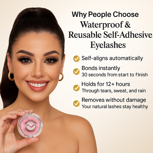 Oak&Harper | Waterproof & Reusable Self-adhesive Eyelashes (1+1 FREE)