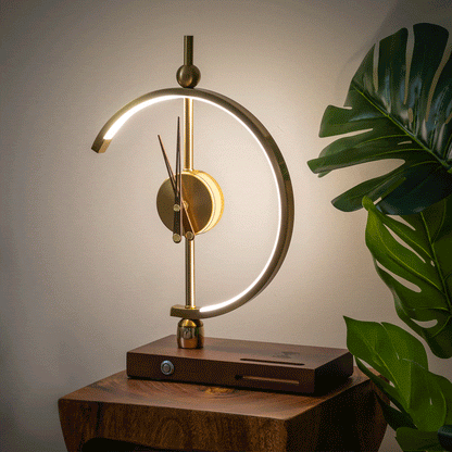 Lámpara de escritorio LED moderna con cargador inalámbrico
