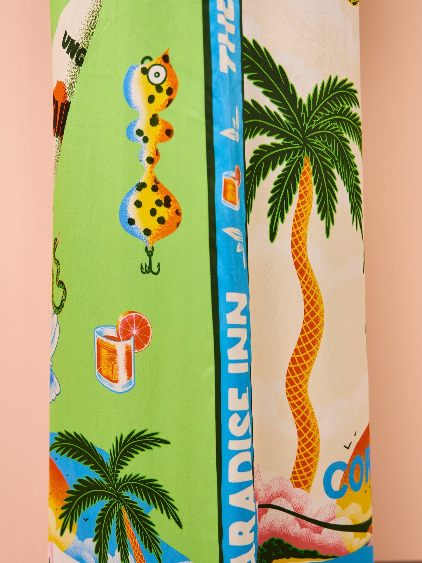 Oksana Coconut Palm Print Two-Piece Set