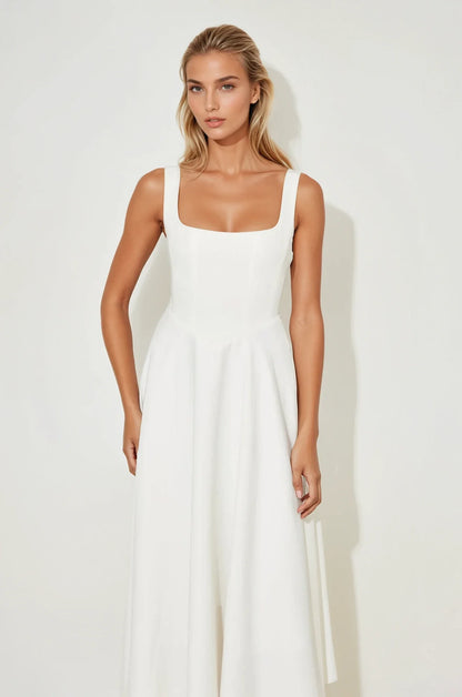 Vestido Midi Sofisticado Sofia