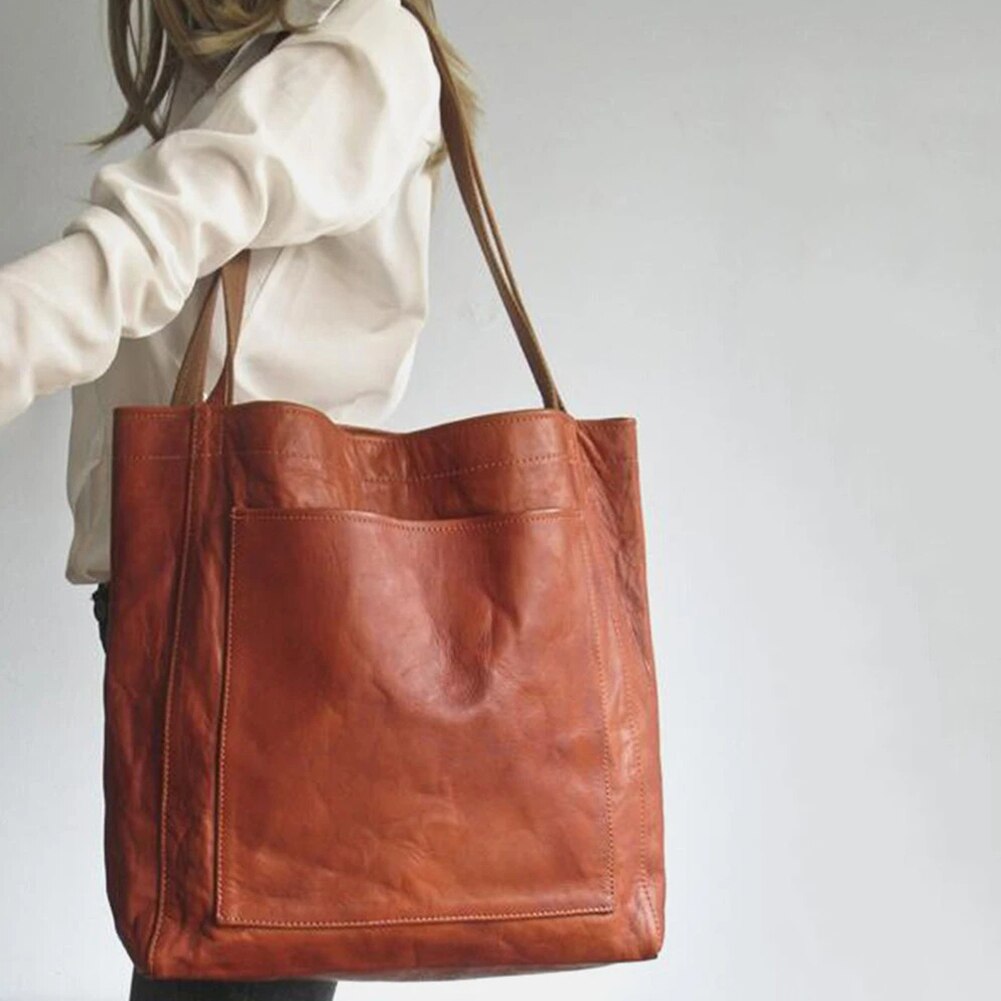 Women's Leather Handbag - Avery