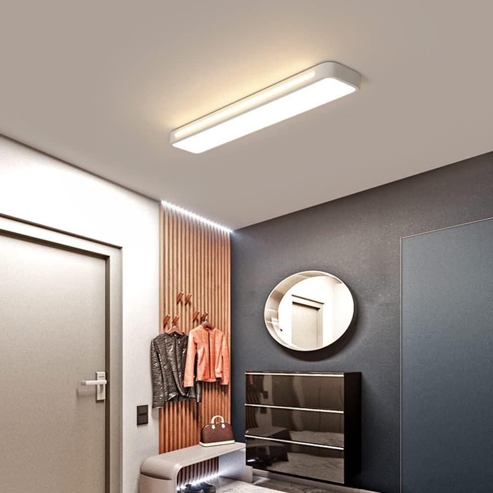 Lámpara de techo LED larga minimalista nórdica