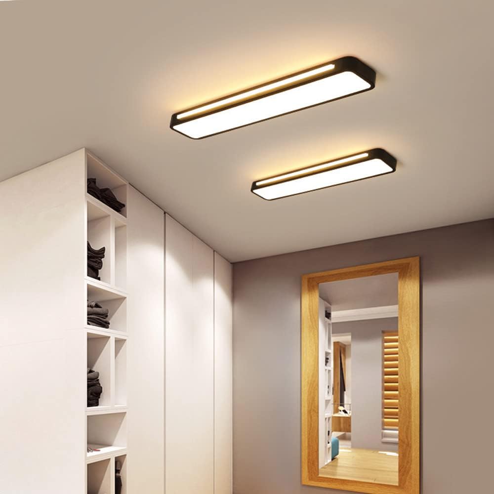 Lámpara de techo LED larga minimalista nórdica