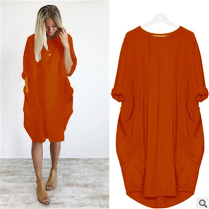 Dahlia | Vestido Cómodo que Cubre el Abdomen