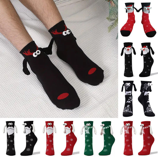 MagnetHug Cozy Socks – Warm Couple Socks with Magnetic Hands