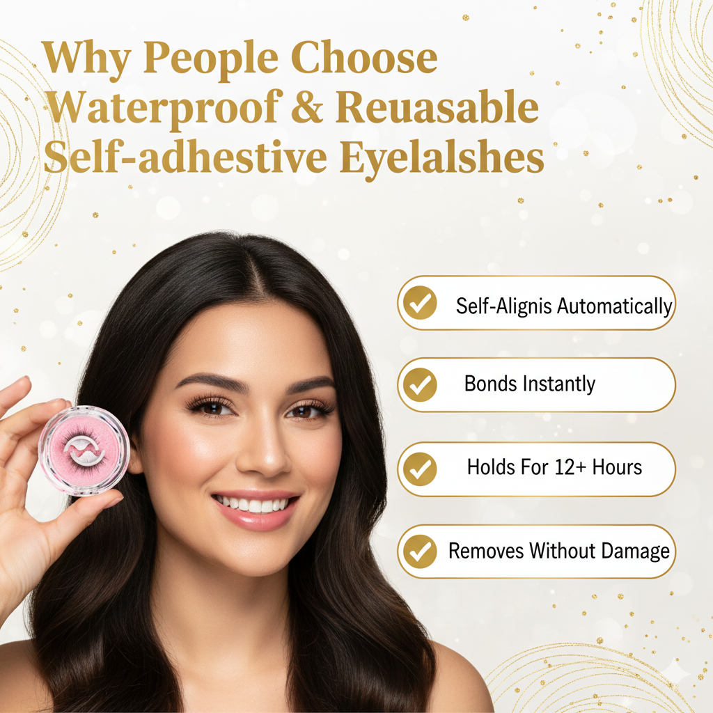 Oak&Harper | Waterproof & Reusable Self-adhesive Eyelashes