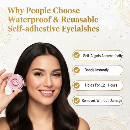 Oak&Harper | Waterproof & Reusable Self-adhesive Eyelashes