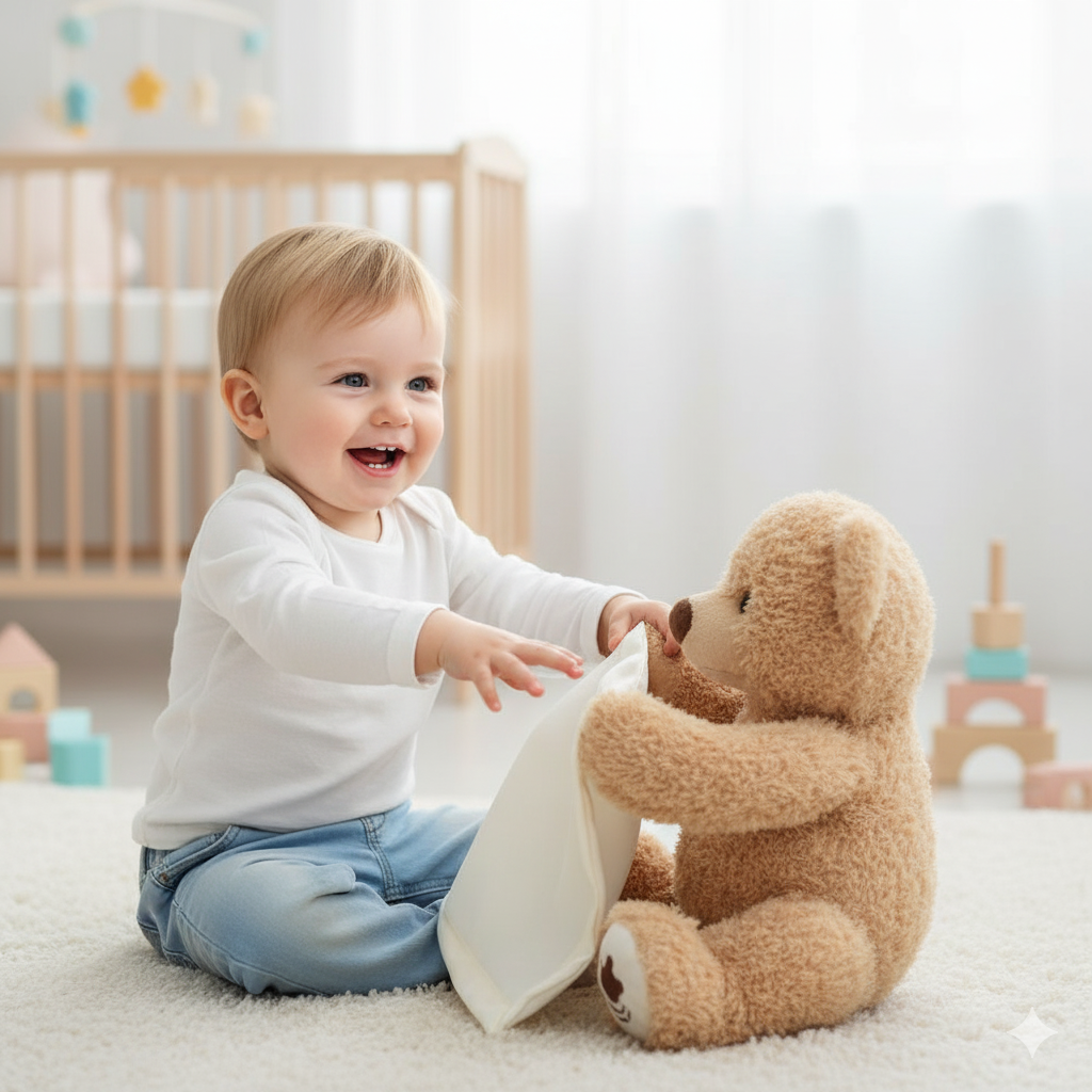 Smoothing the mood plush bear