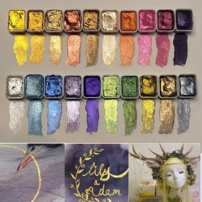 Pigmento de perla mineral en polvo Kolorful para arte de acuarela