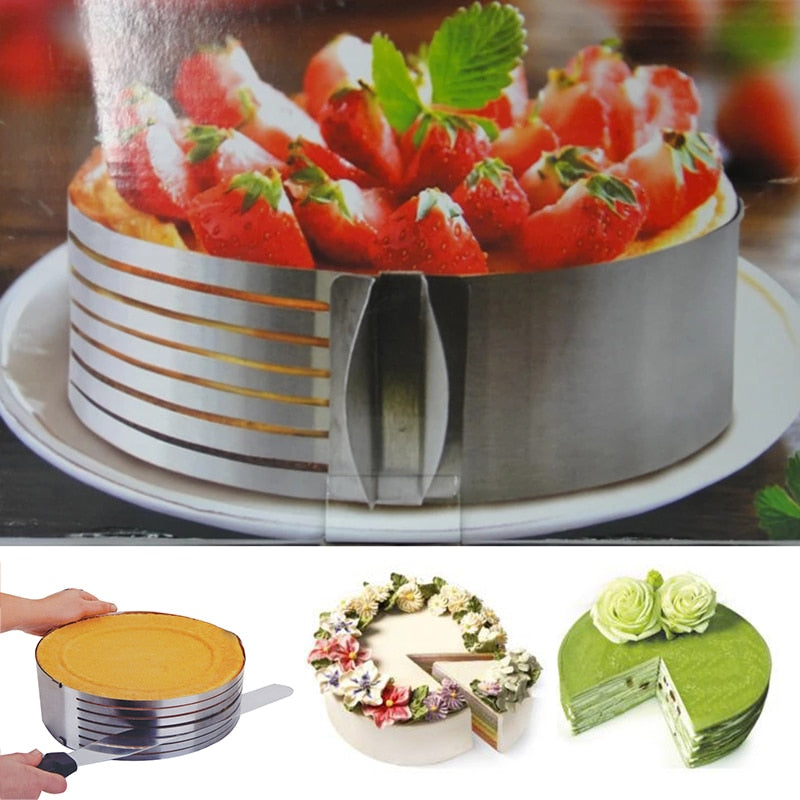 EvenLayer – Adjustable Stainless Steel Cake Slicer