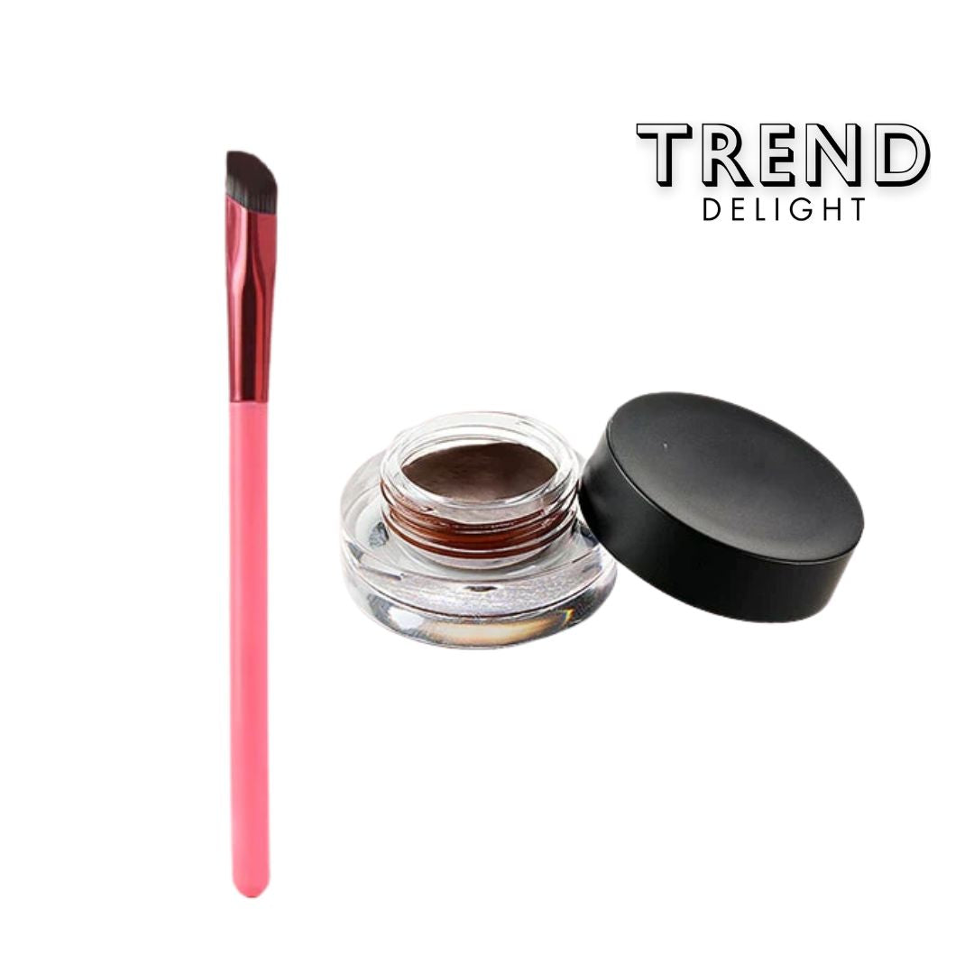 Sello y Cepillo para Cejas con Línea de Cabello 4D (1+1 GRATIS)