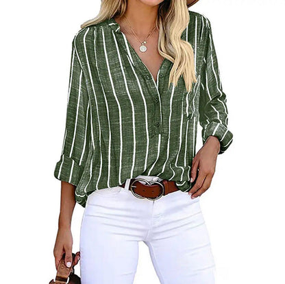 Giana - Blusa casual a rayas