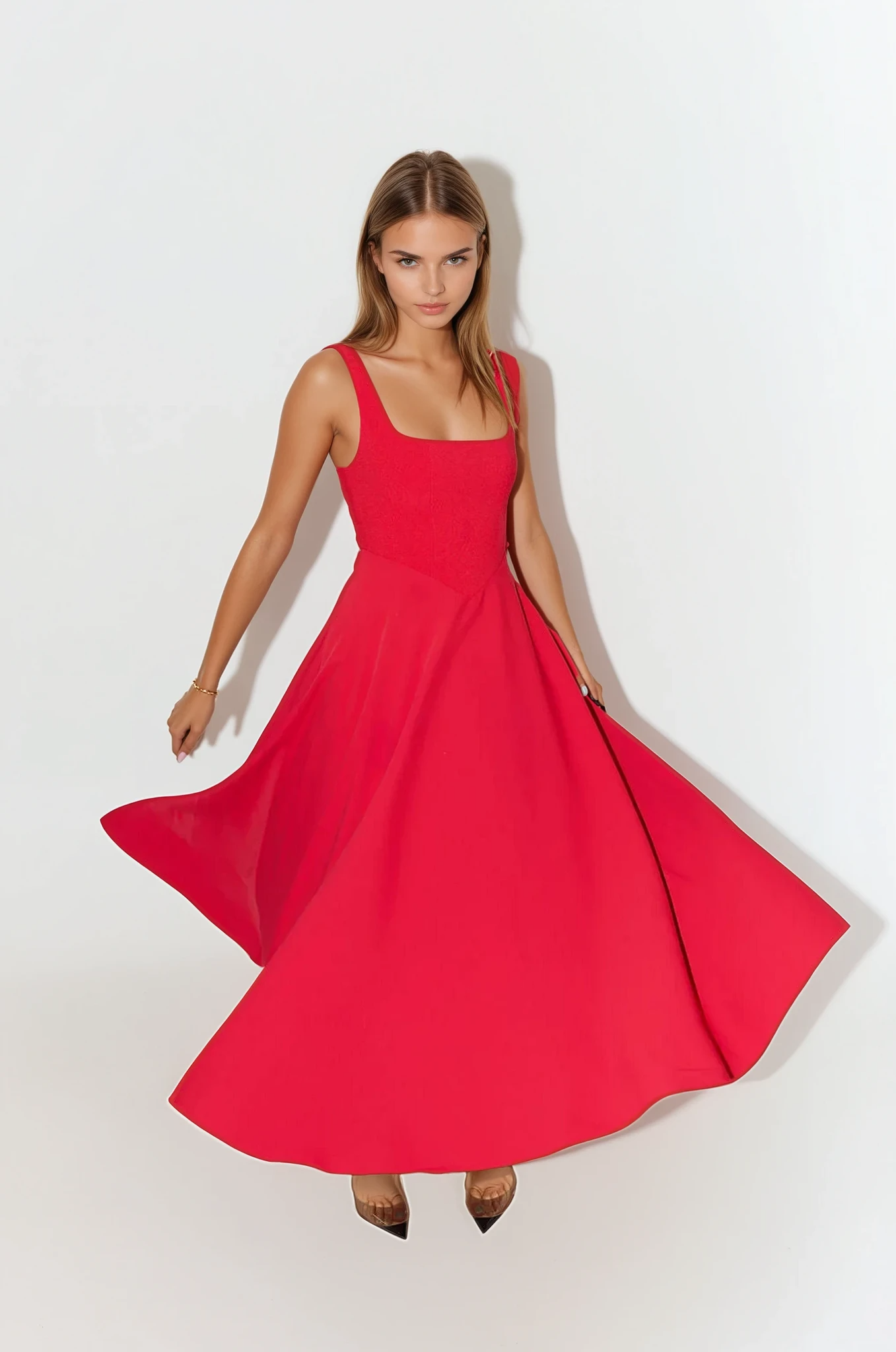 Vestido Midi Sofisticado Sofia