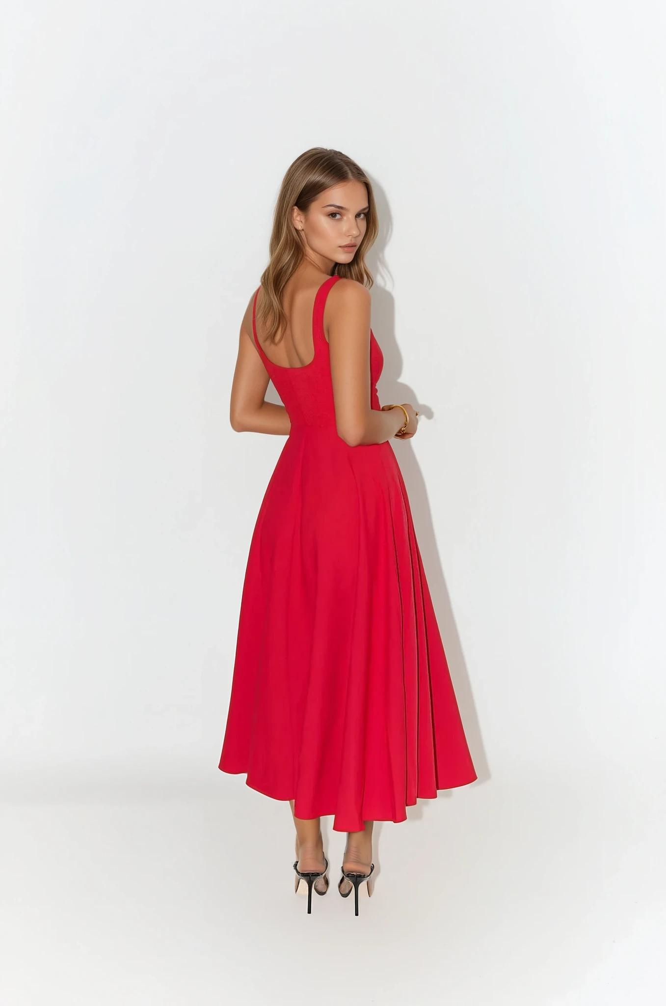 Vestido Midi Sofisticado Sofia