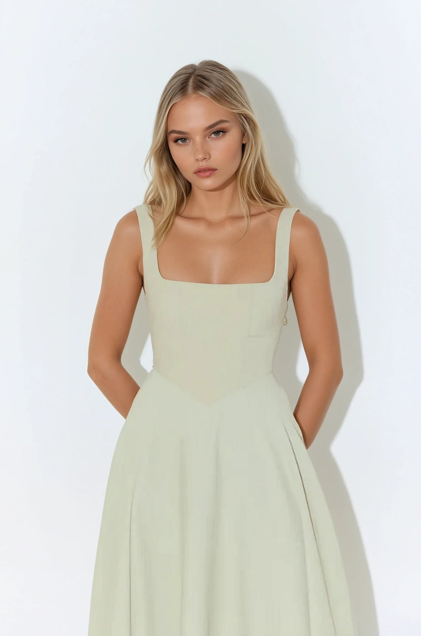 Vestido Midi Sofisticado Sofia