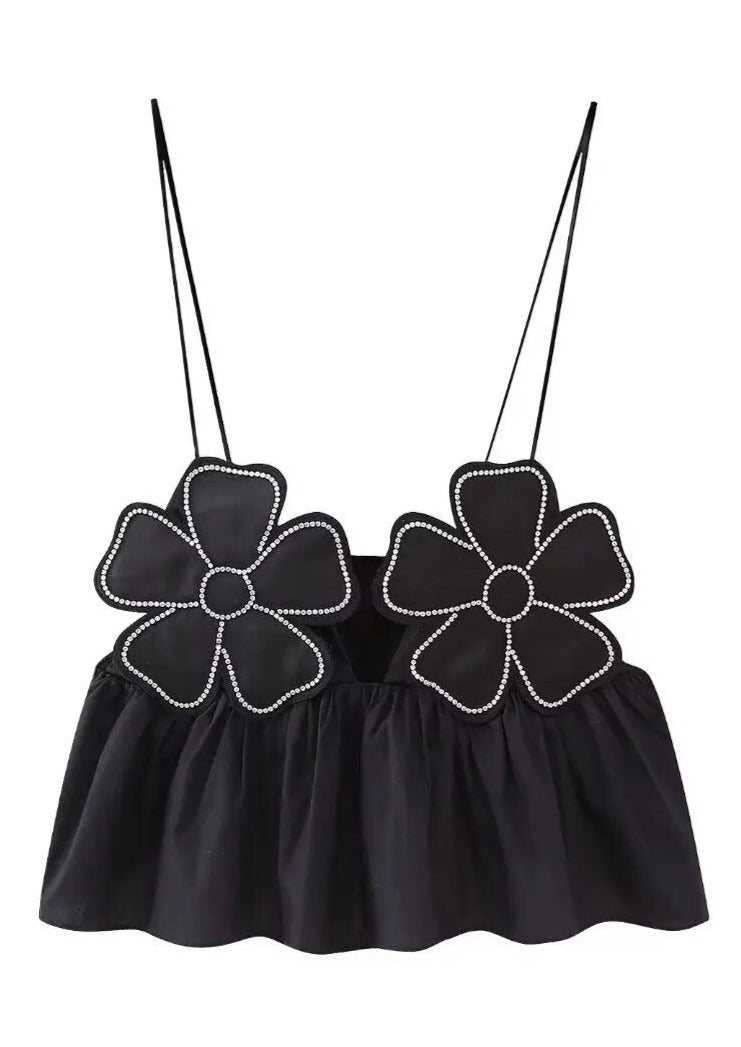Top Arabella Negro
