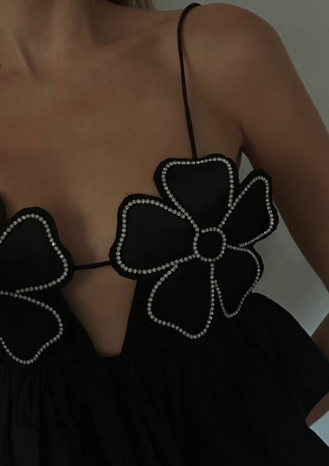 Top Arabella Negro