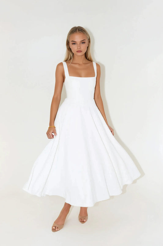 Vestido Midi Sofisticado Sofia