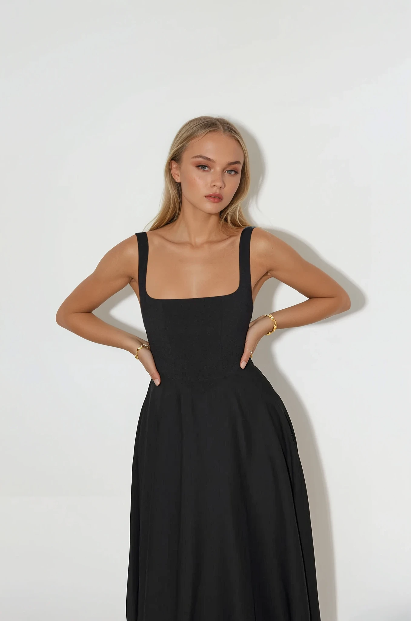 Vestido Midi Sofisticado Sofia