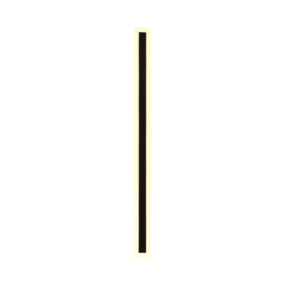 Lámpara de pared LED para exteriores en negro minimalista