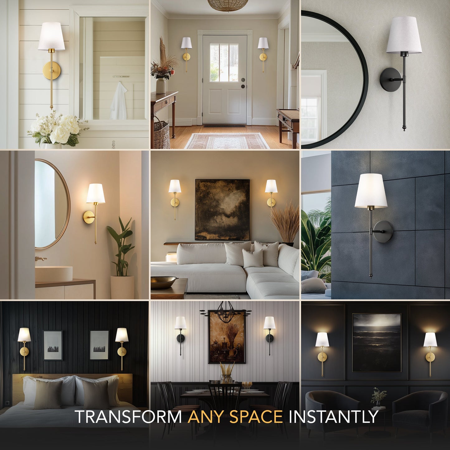 LuxeGlow Sconce - Transform Any Room Into a Designer Showpiece in Minutes
