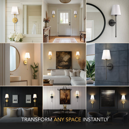 LuxeGlow Sconce - Transform Any Room Into a Designer Showpiece in Minutes