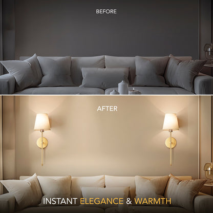 LuxeGlow Sconce - Transform Any Room Into a Designer Showpiece in Minutes