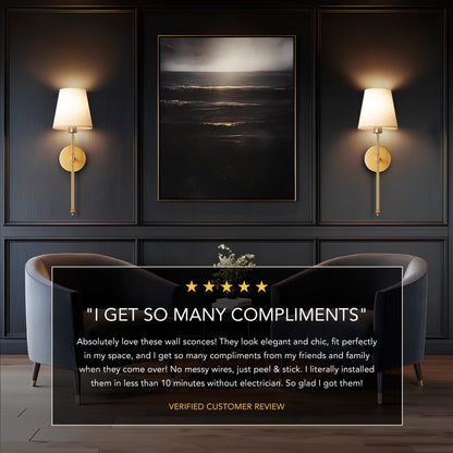 LuxeGlow Sconce - Transform Any Room Into a Designer Showpiece in Minutes