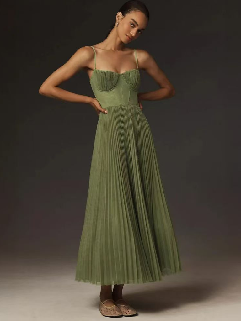 Zoe - Vestido de noche elegante sin mangas con espalda descubierta