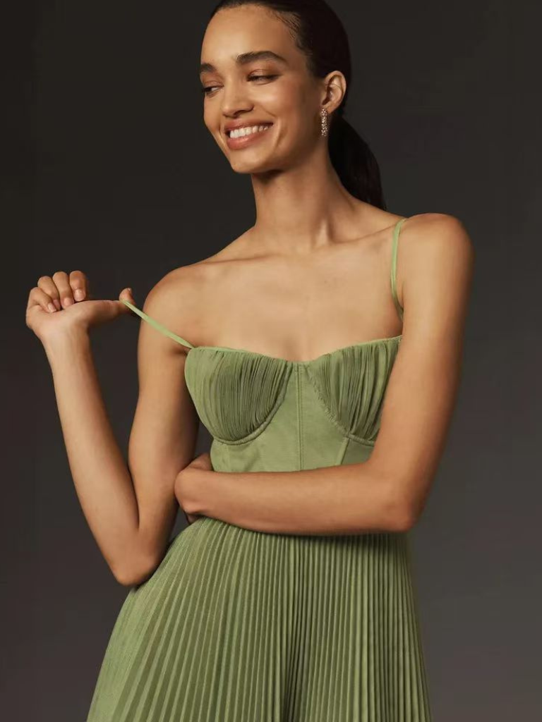 Zoe - Vestido de noche elegante sin mangas con espalda descubierta