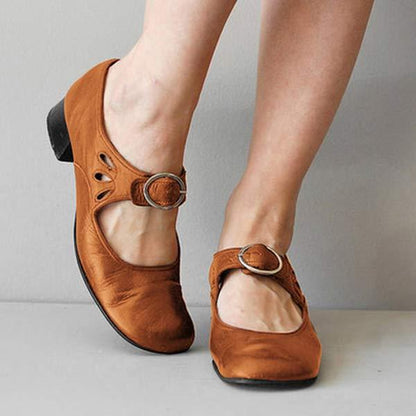 Luciana | Sandalias ortopédicas de cuero confortables