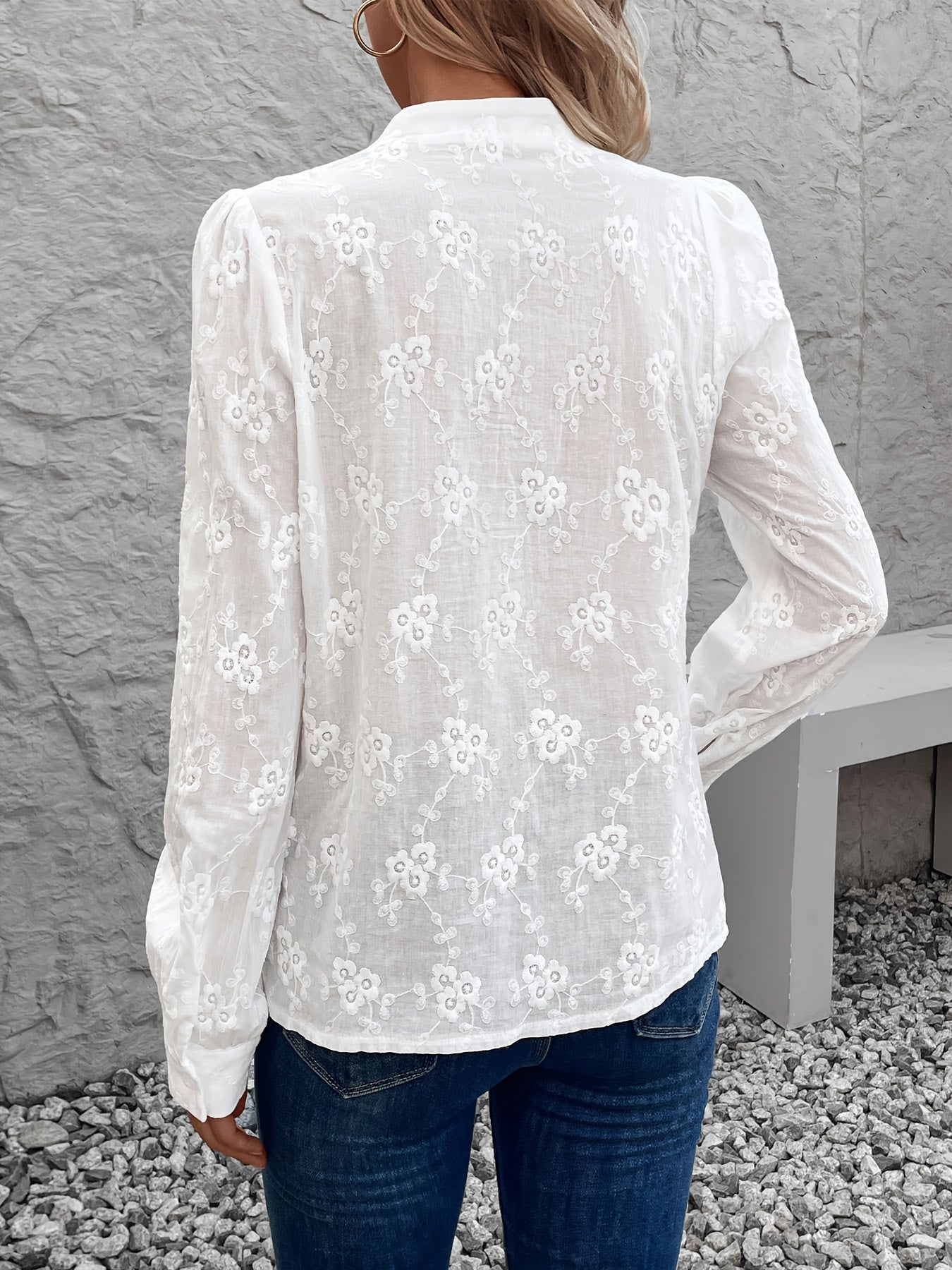 Marilou | Camisa de Manga Larga Bordada