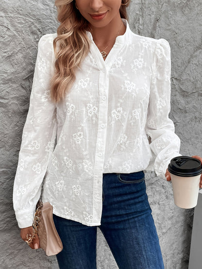 Marilou | Camisa de Manga Larga Bordada