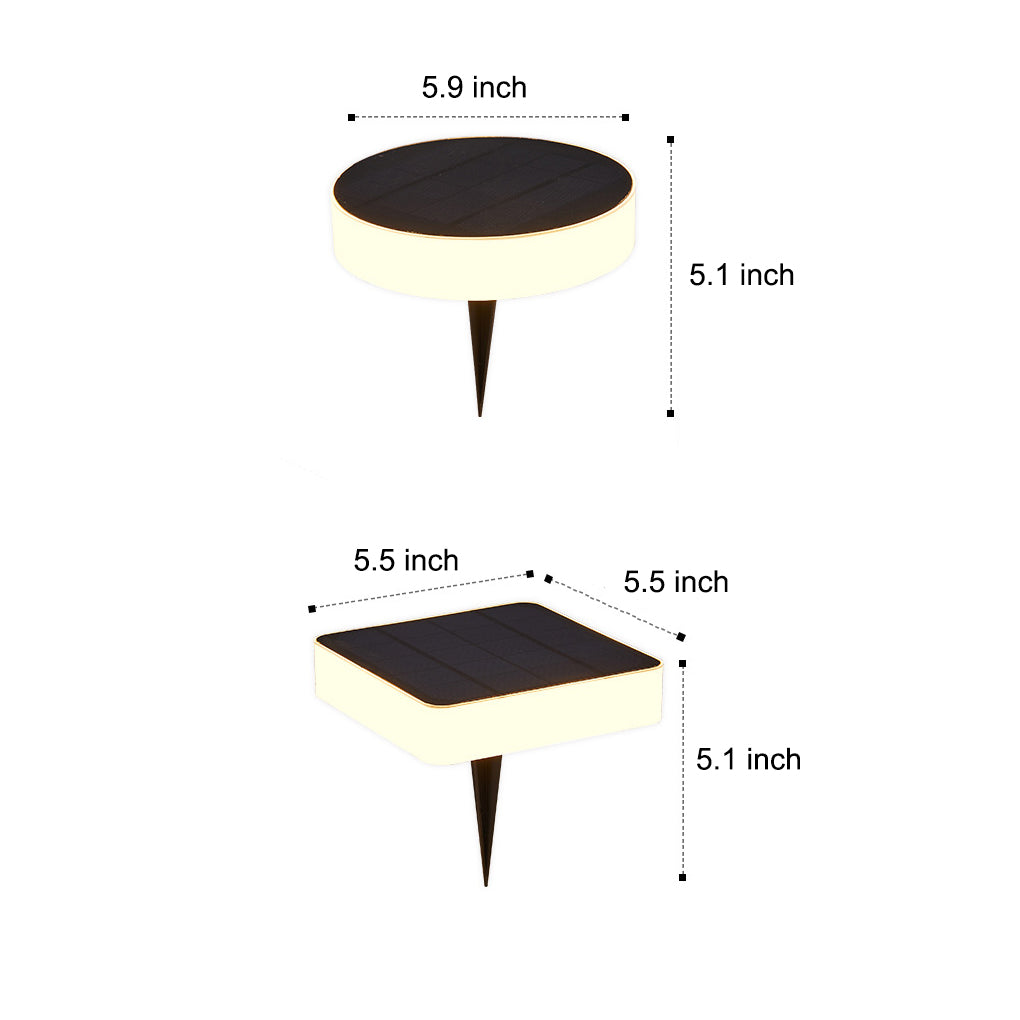Garden Lights Solar Powered LED Ground Discs