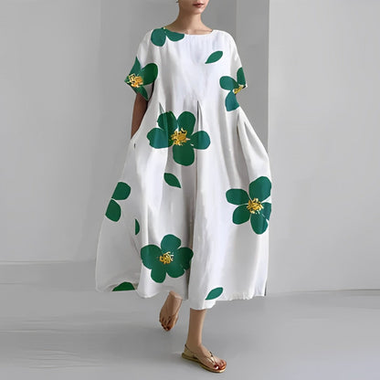 Daisy - Vestido Maxi Suelto Retro de Gran Balanceo