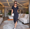 Aria™ | Top e gonna casual con scollo a V