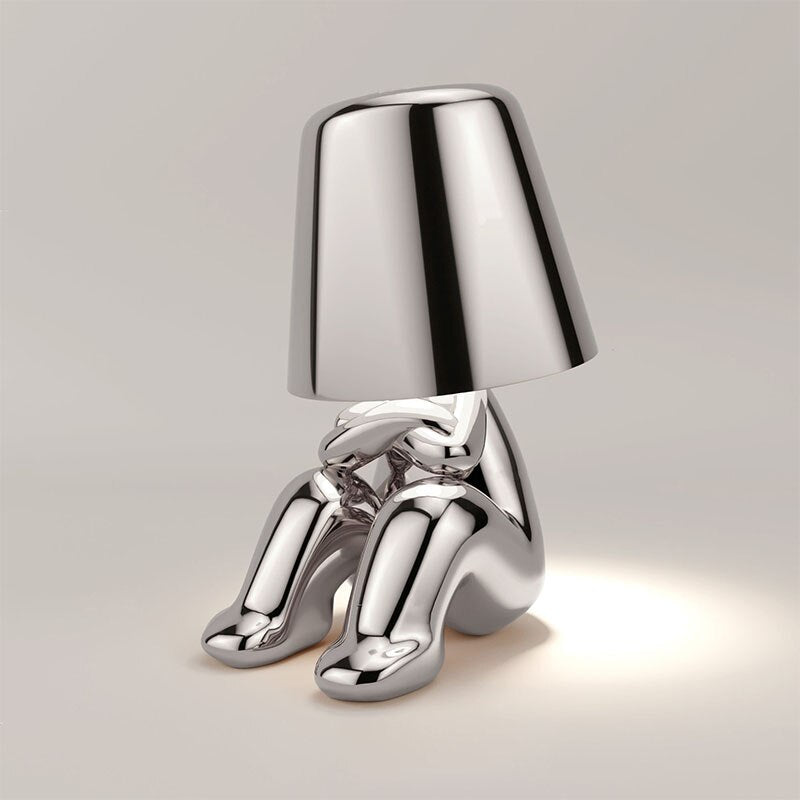 Lámpara de mesa moderna luz de acento recargable
