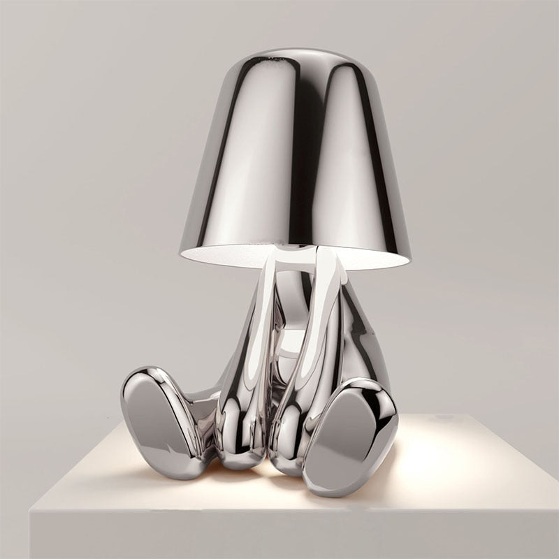 Lámpara de mesa moderna luz de acento recargable