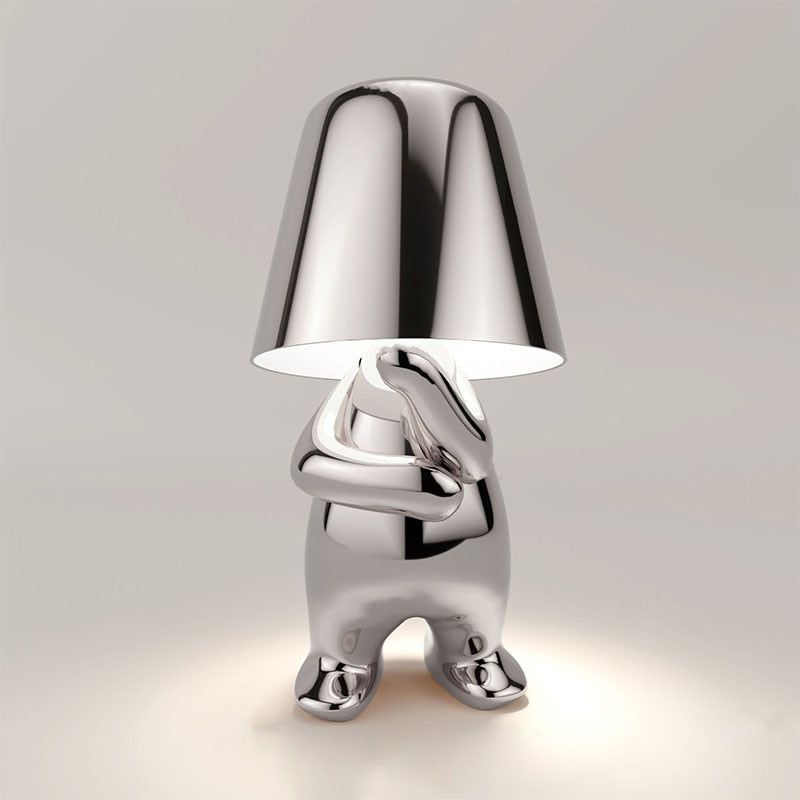 Lámpara de mesa moderna luz de acento recargable